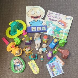 huge Nickelodeon Rugrats vintage toy bundle